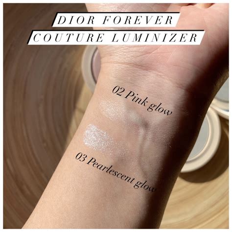 dior forever couture luminizer highlighter 03 pearlescent glow|dior forever couture glow.